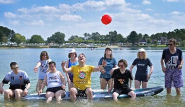 Martinsclub trainiert am Steller See