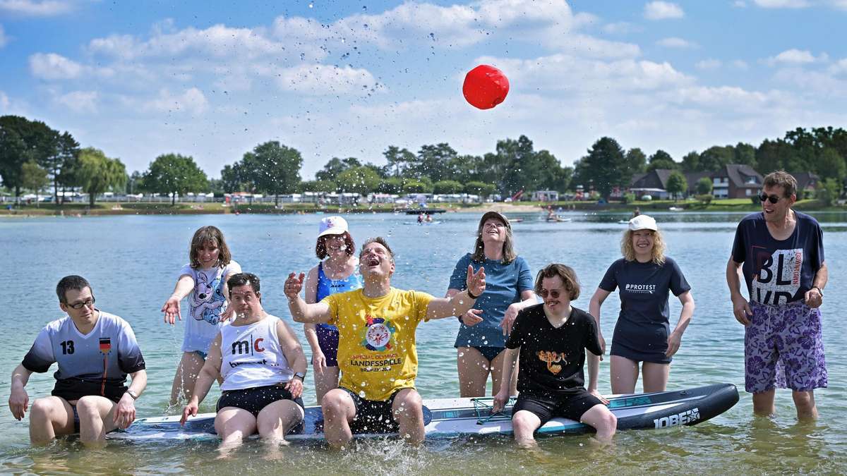 Martinsclub trainiert am Steller See