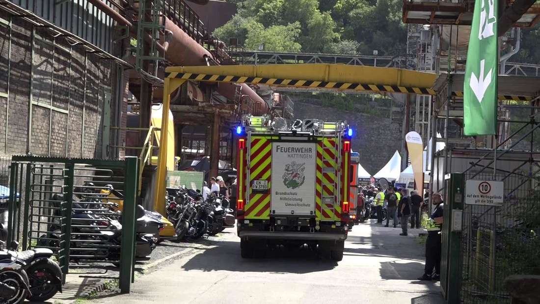 An der Heinrichshütte kam es bei einem Motorrad-Treffen zu einem Zwischenfall.