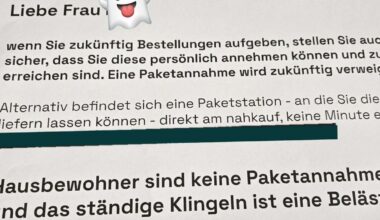 „Der deutscheste aller Nachbarn“: Paket-Aushang wird heftig diskutiert
