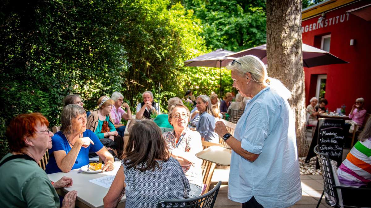 Das Café im Frankfurter Bürgerinstituts-Garten ist ein echter Geheimtipp