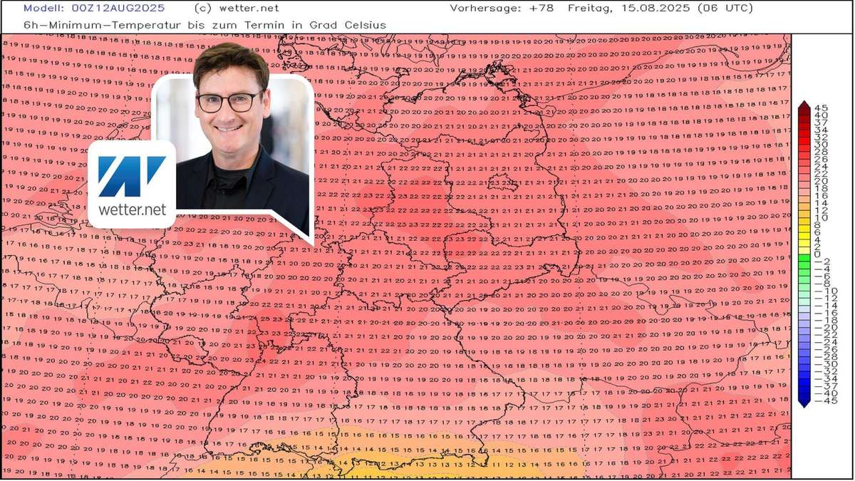 An diesem Tag fallen die Temperaturen in Deutschland spürbar