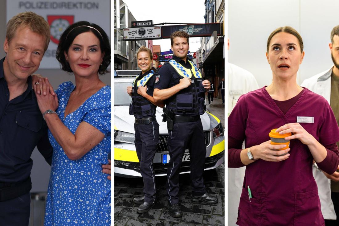 Anfang Oktober starten im ZDF neue Staffeln von „Bettys Diagnose“, „Die Rosenheim-Cops“ und „Notruf Hafenkante“.