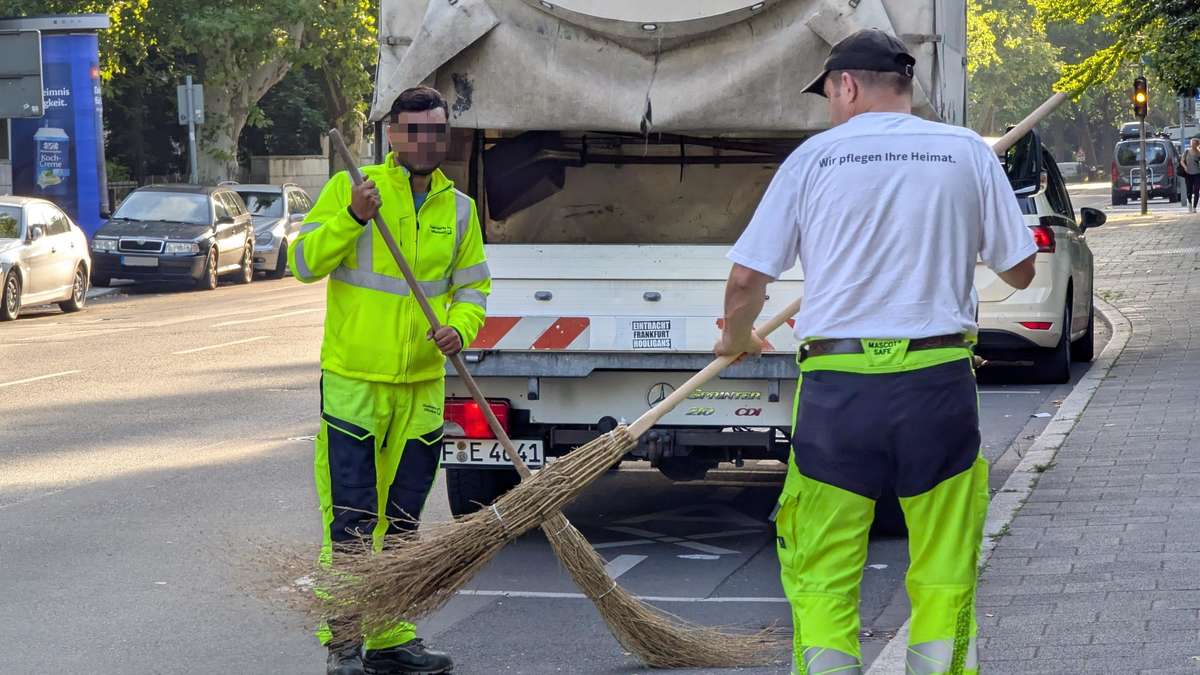 Krach ums Kehren in der Bettinastraße in Offenbach