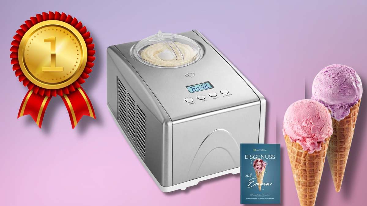 Hier gibt es die Testsieger-Eismaschine von „essen & trinken“ unter 230 €