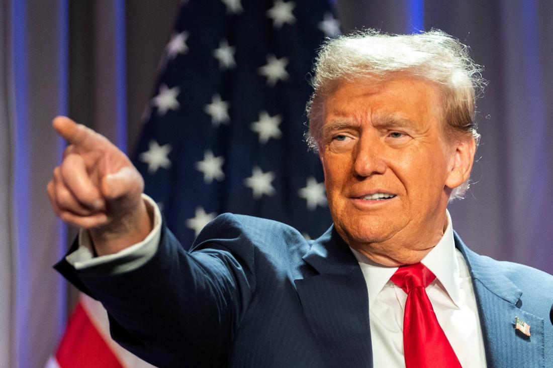 US-Präsident Donald Trump spricht während eines Treffens mit den Republikanern des Repräsentantenhauses