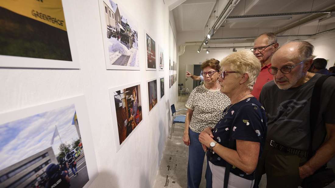 Stieß auf großes Interesse: die Ausstellung „Stadt Zeit Geschichte“ der drei WA-Fotografen mit 120 Fotos aus Hamm.