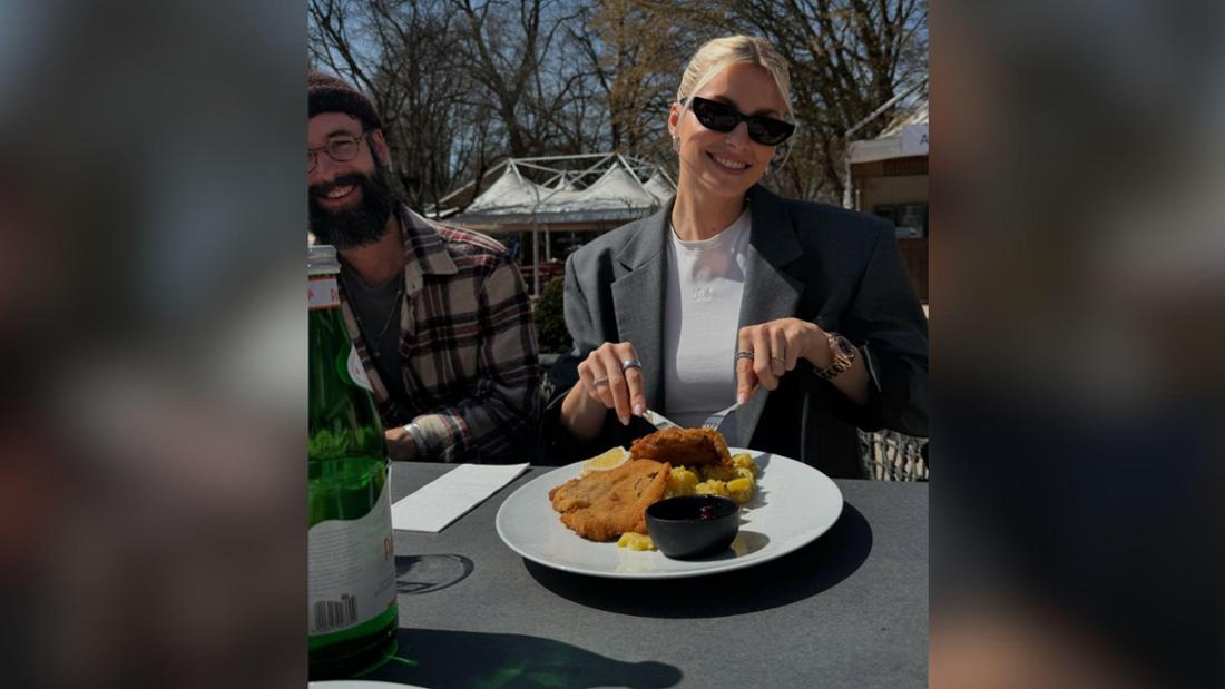 „Fazit der Woche: Schnitzel schmeckt nur in München“, schrieb Lena Gercke zu einer Fotoserie im April 2025