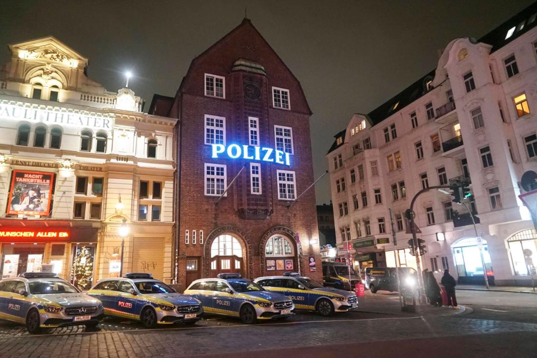 Die Davidwache auf der Hamburger Reeperbahn