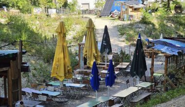 München: Baugruben-Biergarten bleibt - Wasseranschluss kommt