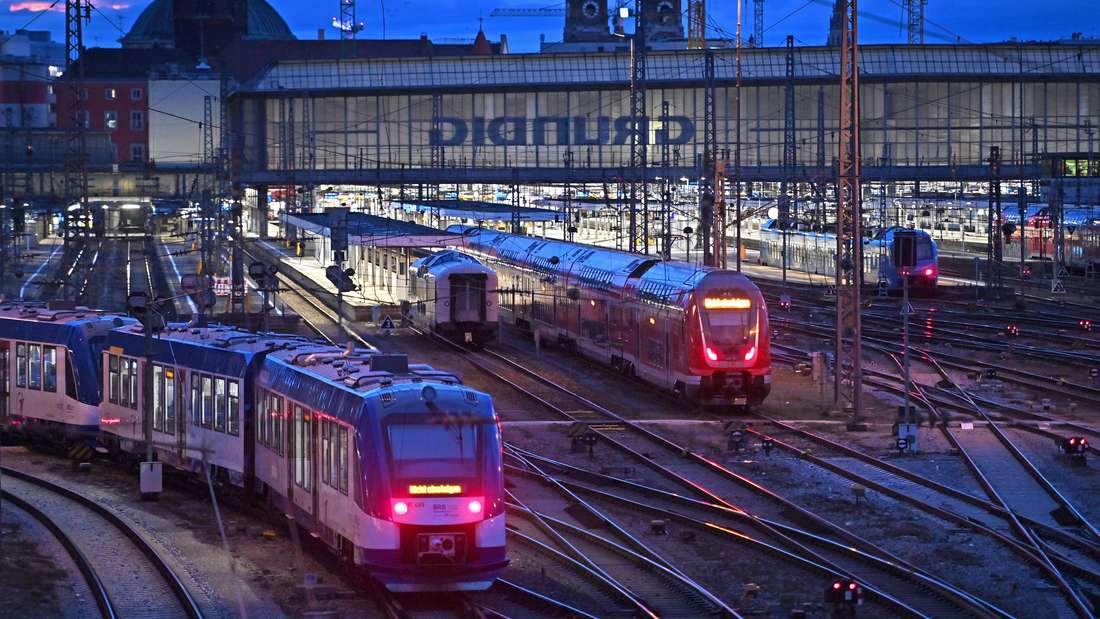 BRB am Münchner Hauptbahnhof