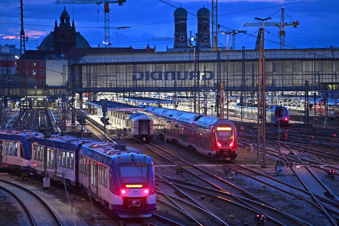 BRB am Münchner Hauptbahnhof