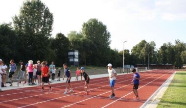 Sportabzeichen gemeistert: Austauschgäste absolvieren alle Disziplinen