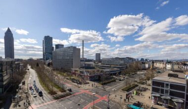 Bockenheimer Landstraße in Frankfurt wird für Jahre zur Einbahnstraße