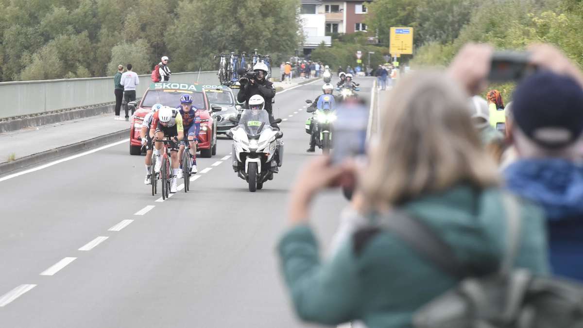 2. Etappe der Deutschland Tour: Spektakel am Stockumer Damm