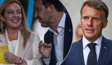 Macron soll sich „an die Tram zu hängen“: Meloni-Verbündeter schimpft über Ukraine-Pläne