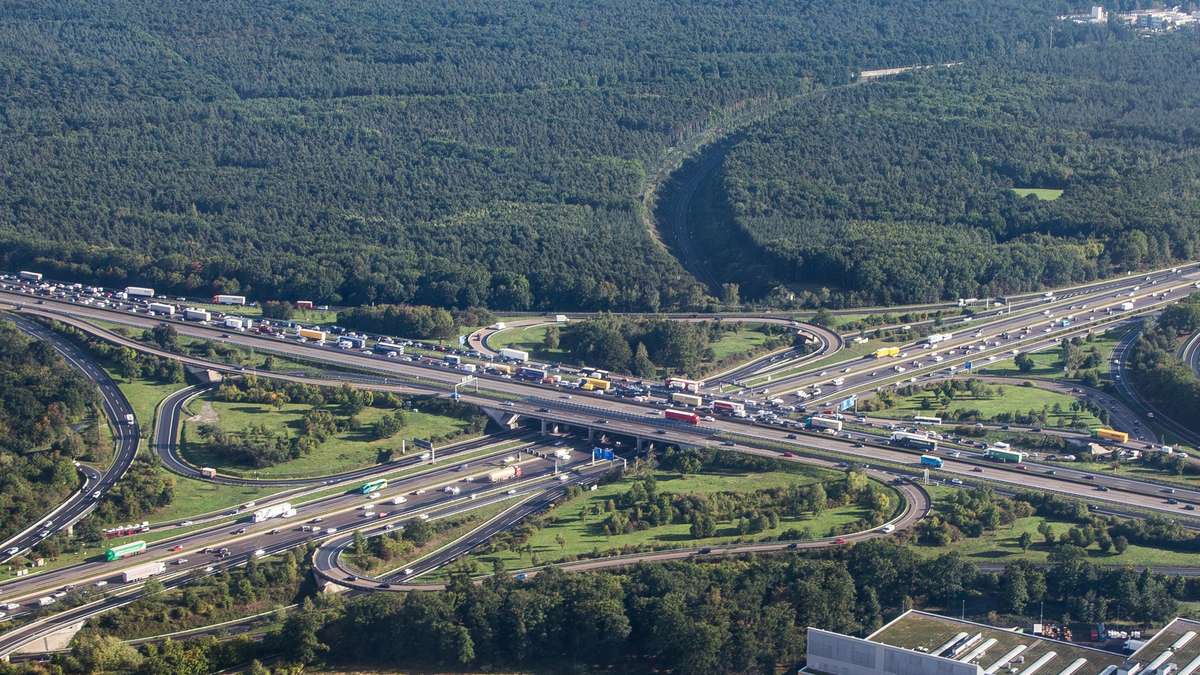 Deutschlands größte Kreuzung liegt mitten in Hessen