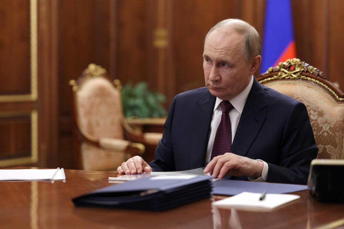 Wladimir Putin im Kreml.