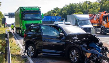 Vollsperrung nach schwerem Unfall am Frankfurter Kreuz