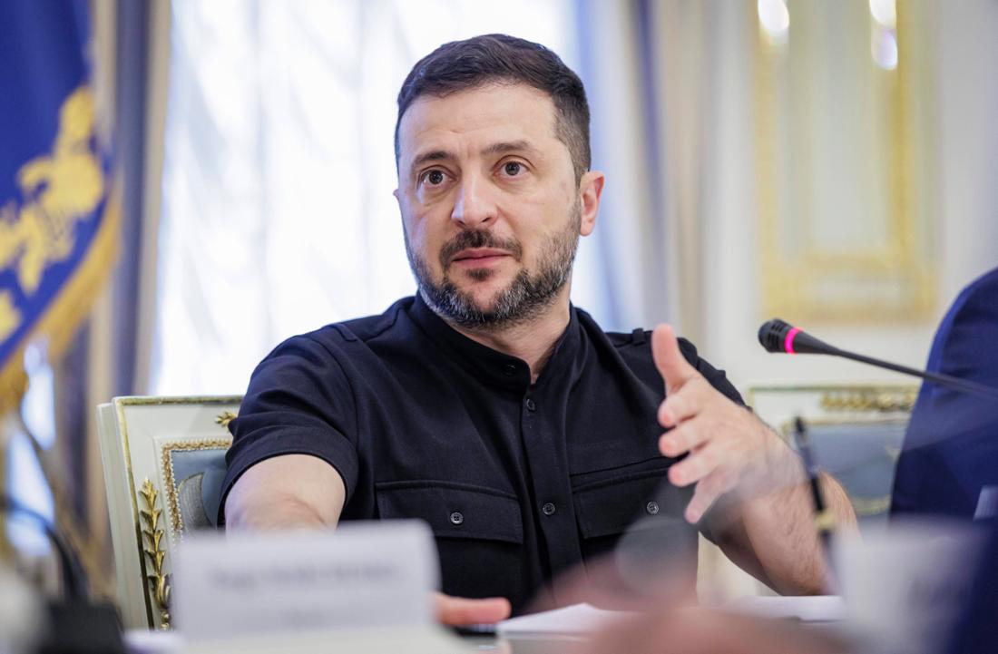 Wolodymyr Selenskyj in Kiew.