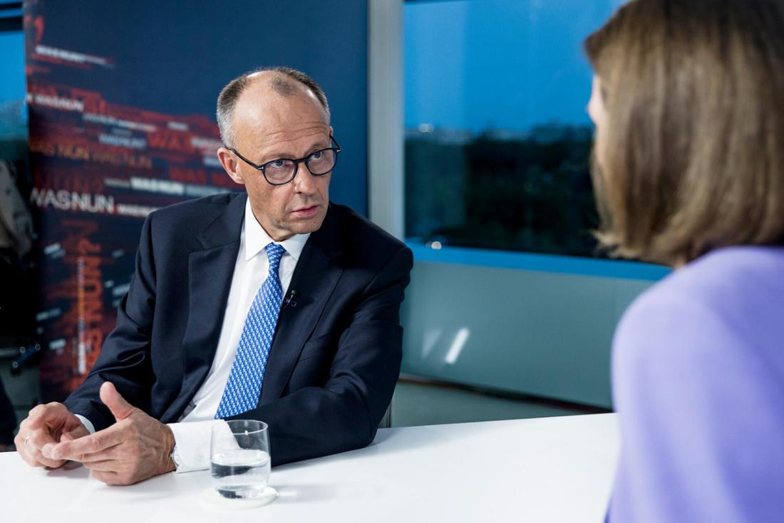 Stellt sich dem ZDF zum Sommerinterview: Kanzler Friedrich Merz (CDU).