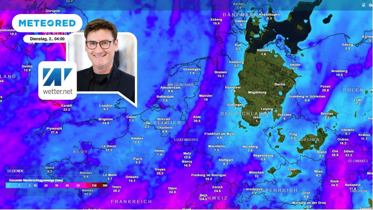 Unwetter-Band kracht über Deutschland – etliche Regionen betroffen