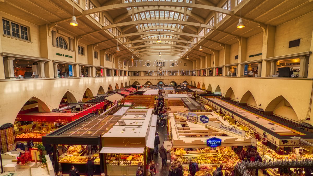 Schwäbischer Schlemmerpalast - die Markthalle Stuttgart
