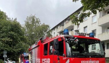 FW-E: Feuer auf dem Balkon eines Mehrfamilienhauses - keine Verletzten