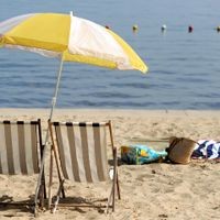 Das Seebad Friedrichshagen.