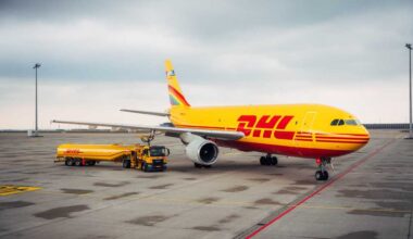 DHL Frachtflugzeug