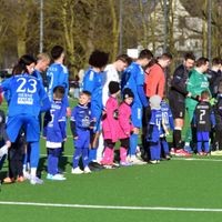 SpVgg Horsthausen beim Fußball gegenWestfalia Herne im Westfalenliga-Derby. 