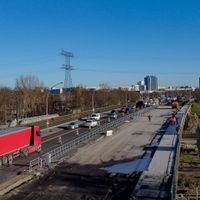 Bis 2029 müssen Autofahrer auf dem Marzahner Knoten in Marzahn-Hellersdorf mit starken mit Verkehrsbehinderungen rechnen.