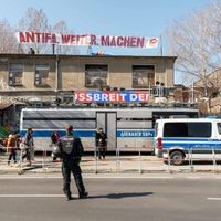 Große Nazi-Demonstration am Berliner Ostkreuz