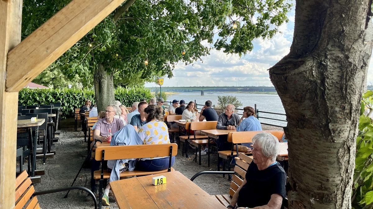 Ein lauschiger Ort: Bis zu 200 Gäste haben Platz im Biergarten „Hammer Blick“.
