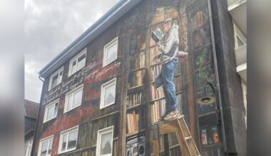 Graffiti-Kunst: Künstler besprüht Haus in Wolfenbüttels City - Braunschweiger Zeitung