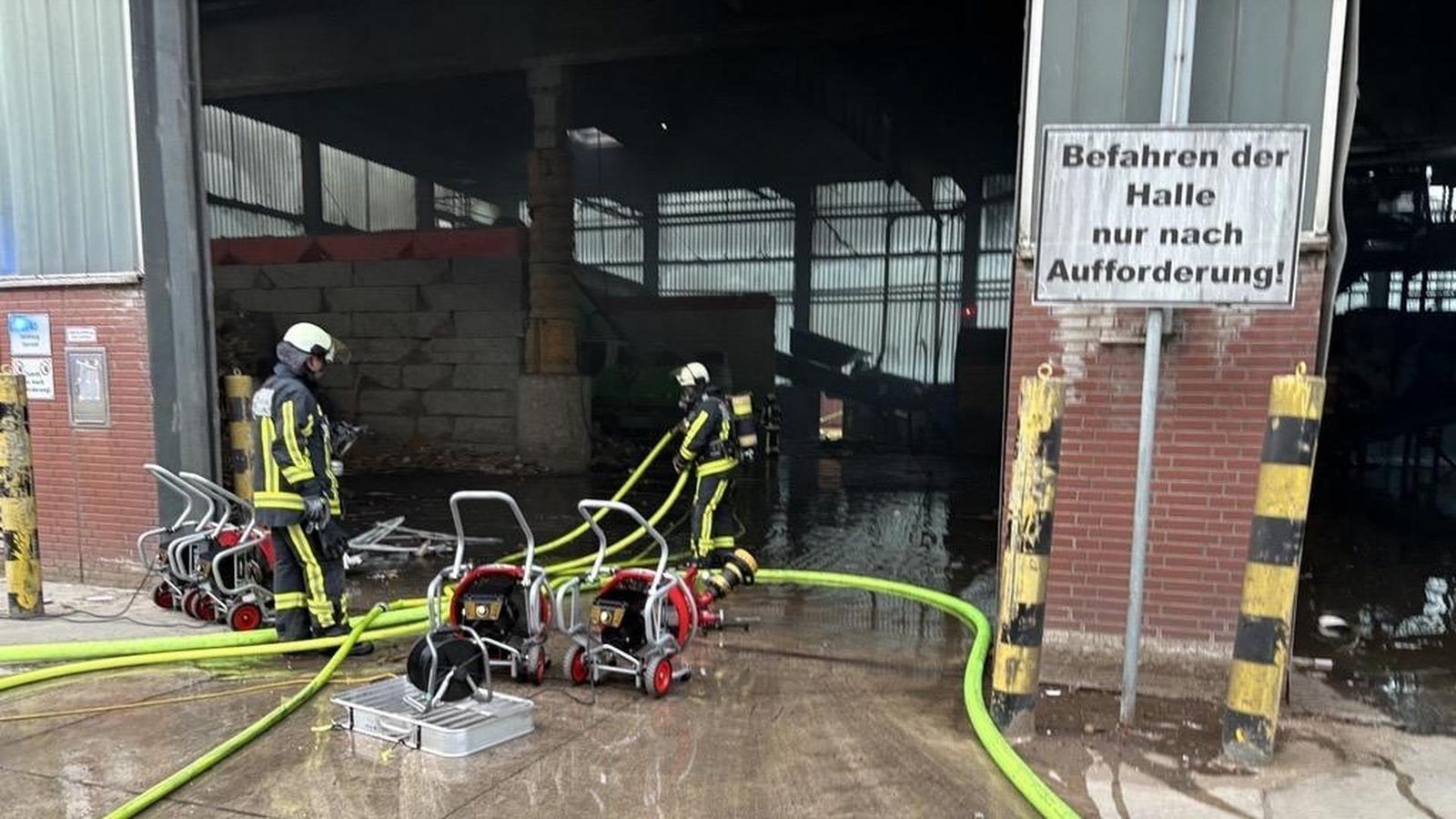 Brand im Eko City Center Bochum zerstört komplette Sortieranlage