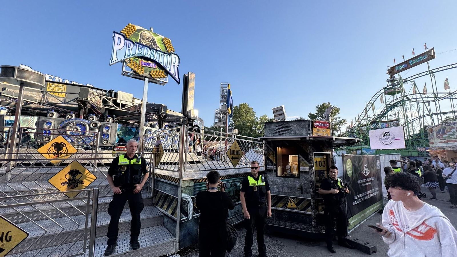 Schwerer Unfall auf der Cranger Kirmes