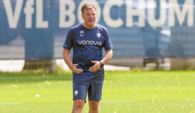PK mit Dieter Hecking vor DFB-Pokal bei BFC Dynamo