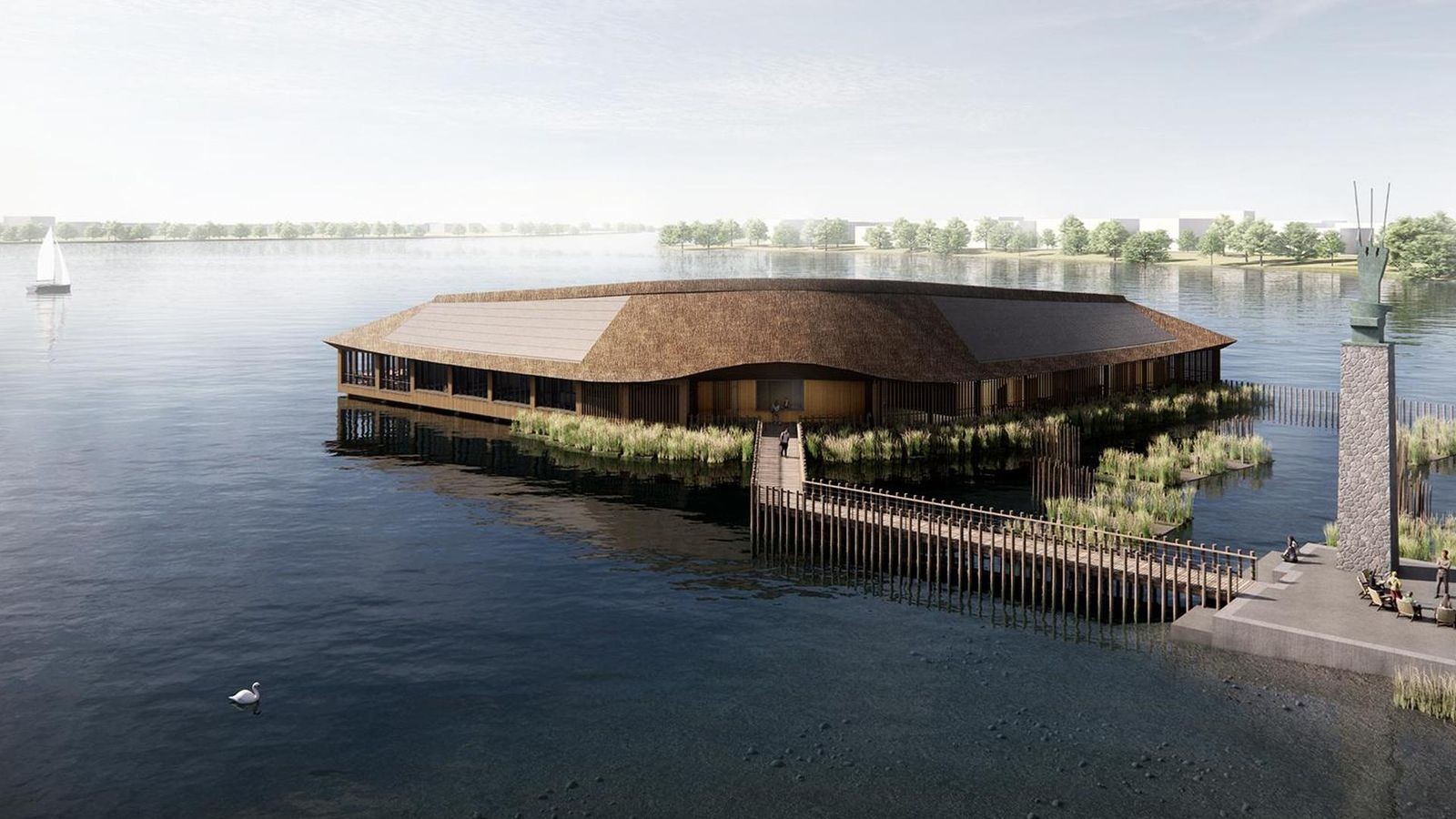 Schwimmbad in der Alster: Top-Architekten stellen kühnen Entwurf vor - Hamburger Abendblatt