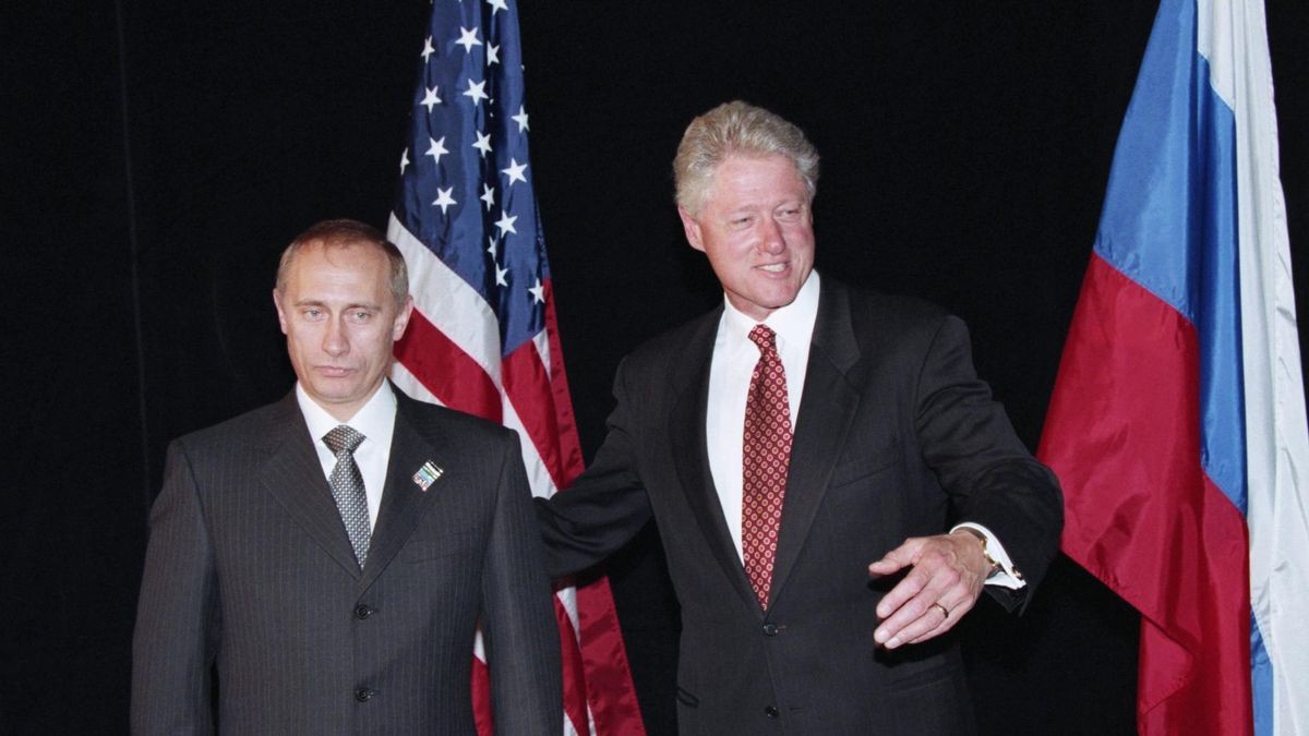 Wladimir Putin (links) und 
