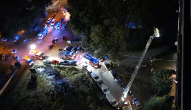 Einsatz am Weißen Riesen: Feuerwehr löscht brennende Balkone