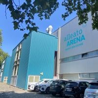 Die Eissporthalle Duisburg trägt seit Montag den Sponsorennamen Alleato-Arena.