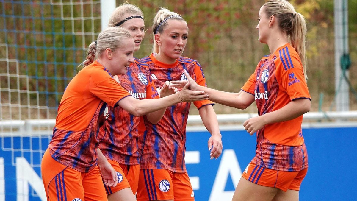 Fußball Frauen Westfalenpokal Begegnung FC Schalke 04 gegen 1. FFC Recklinghausen
