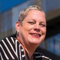 Dagmar Schink, OB-Kandidatin der Satirepartei Die PARTEI.