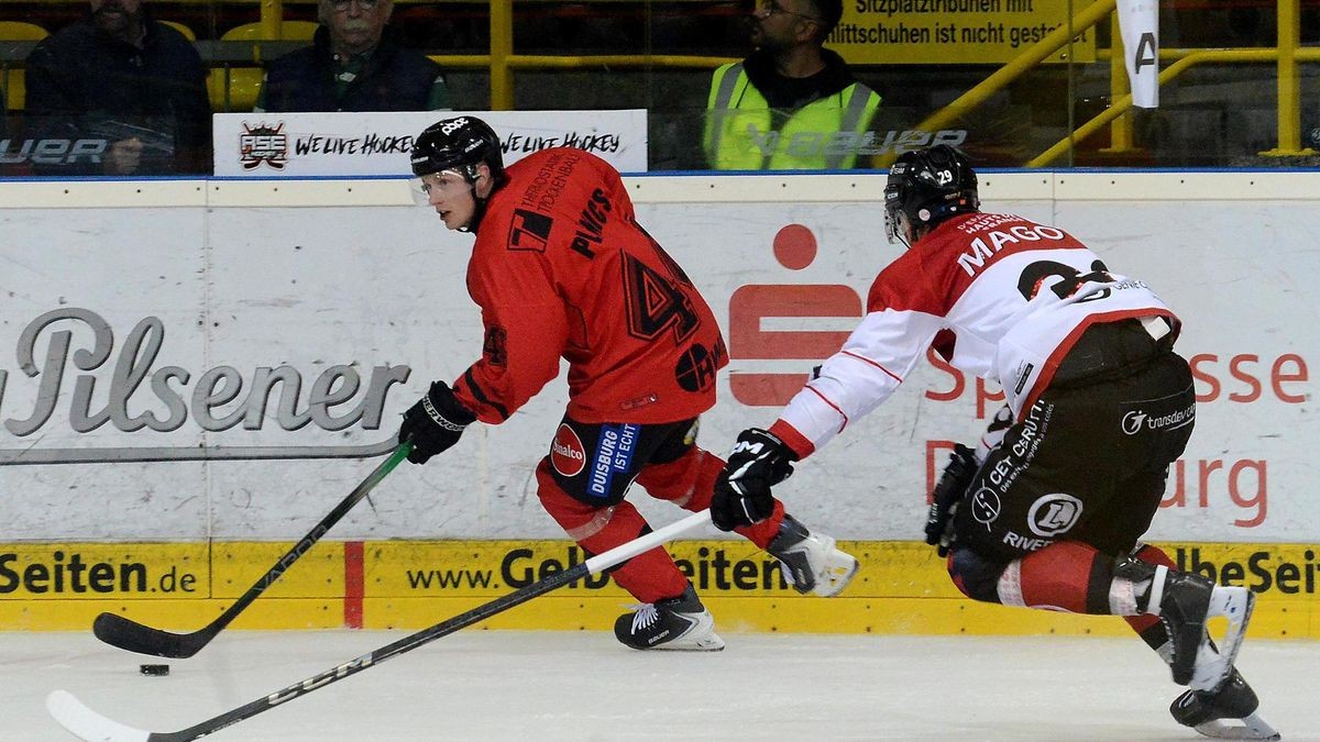 Sport / Duisburg / Wedau: Eishockey 