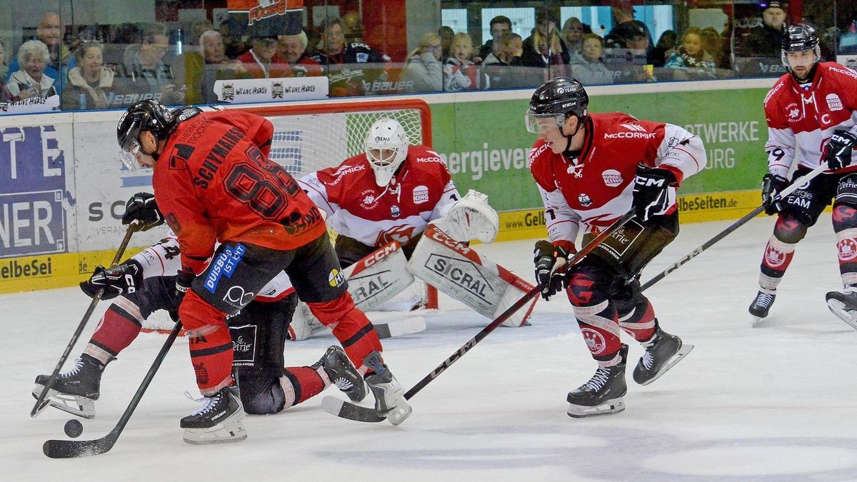 Sport / Duisburg / Wedau: Eishockey 