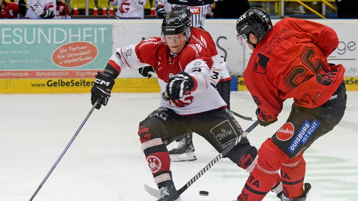 Sport / Duisburg / Wedau: Eishockey 