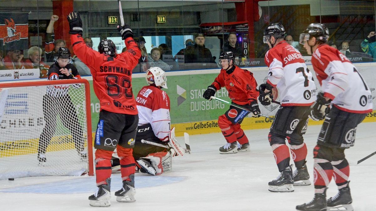 Sport / Duisburg / Wedau: Eishockey 