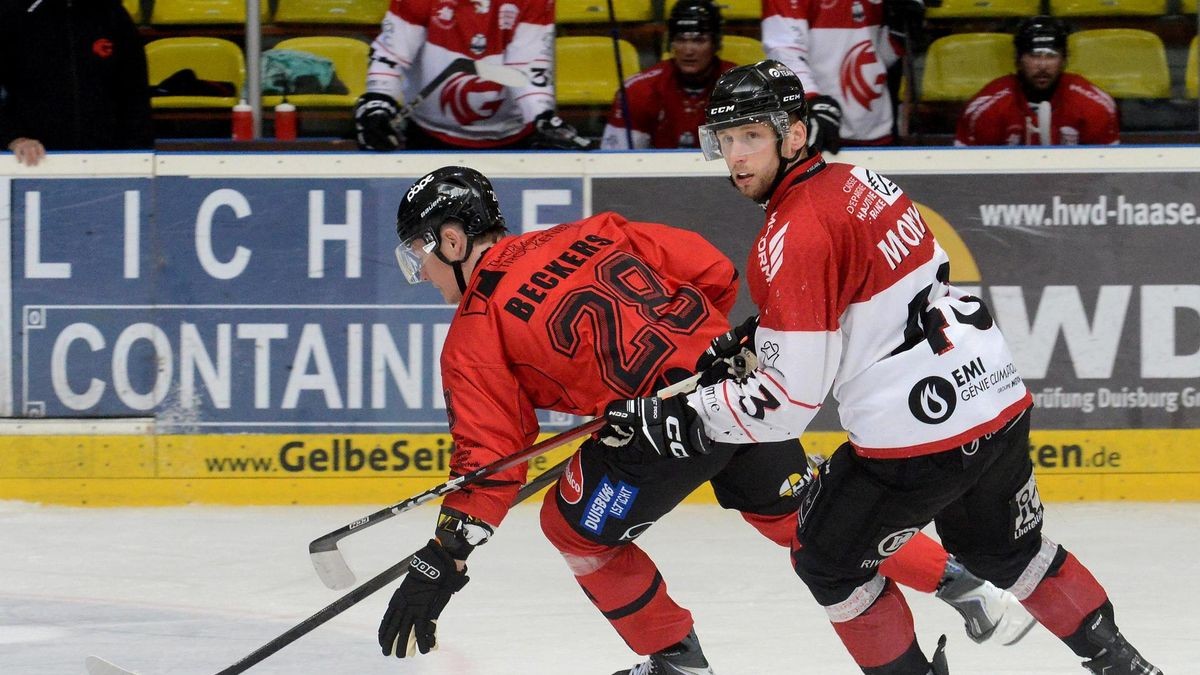Sport / Duisburg / Wedau: Eishockey 