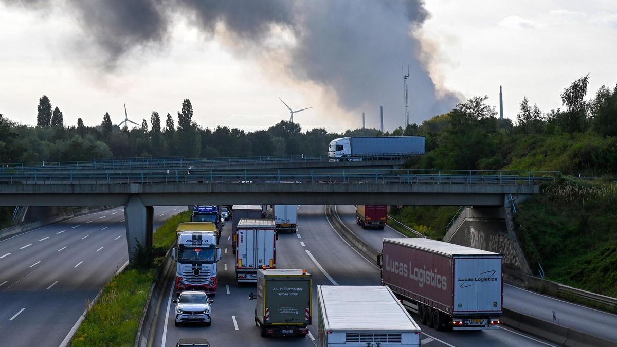 Großbrand in Hamburg
